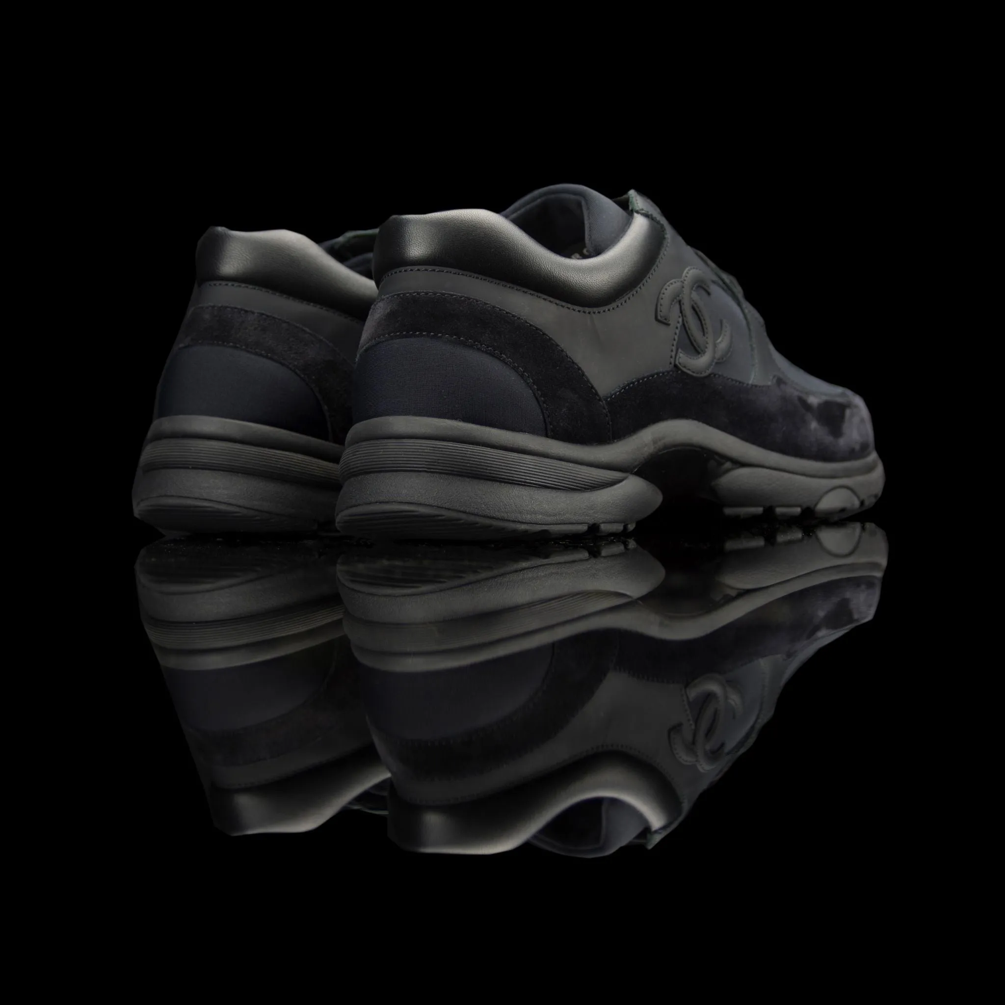 CC Sneakers Nylon Leather Suede