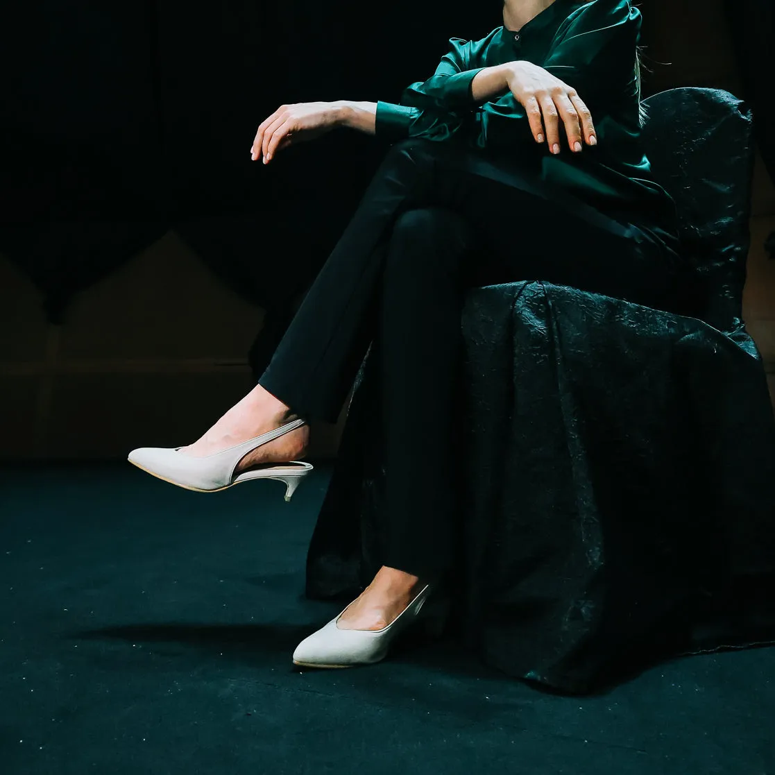 Defect Tiffany Pointed Slingback Heel